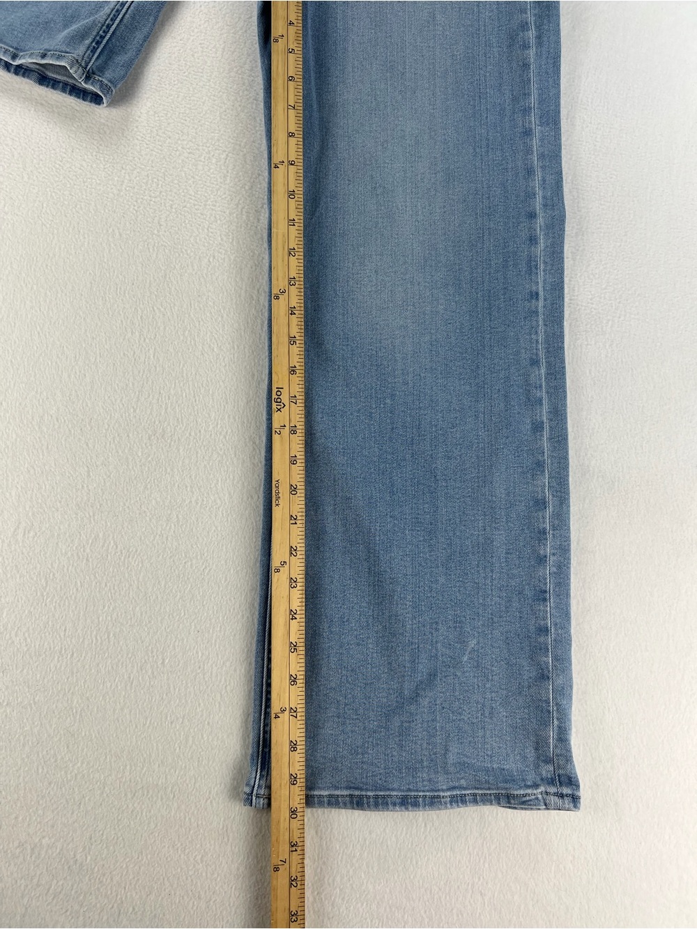 Quince Light Blue Wide-Leg Women’s Jeans - Picture 9 of 11